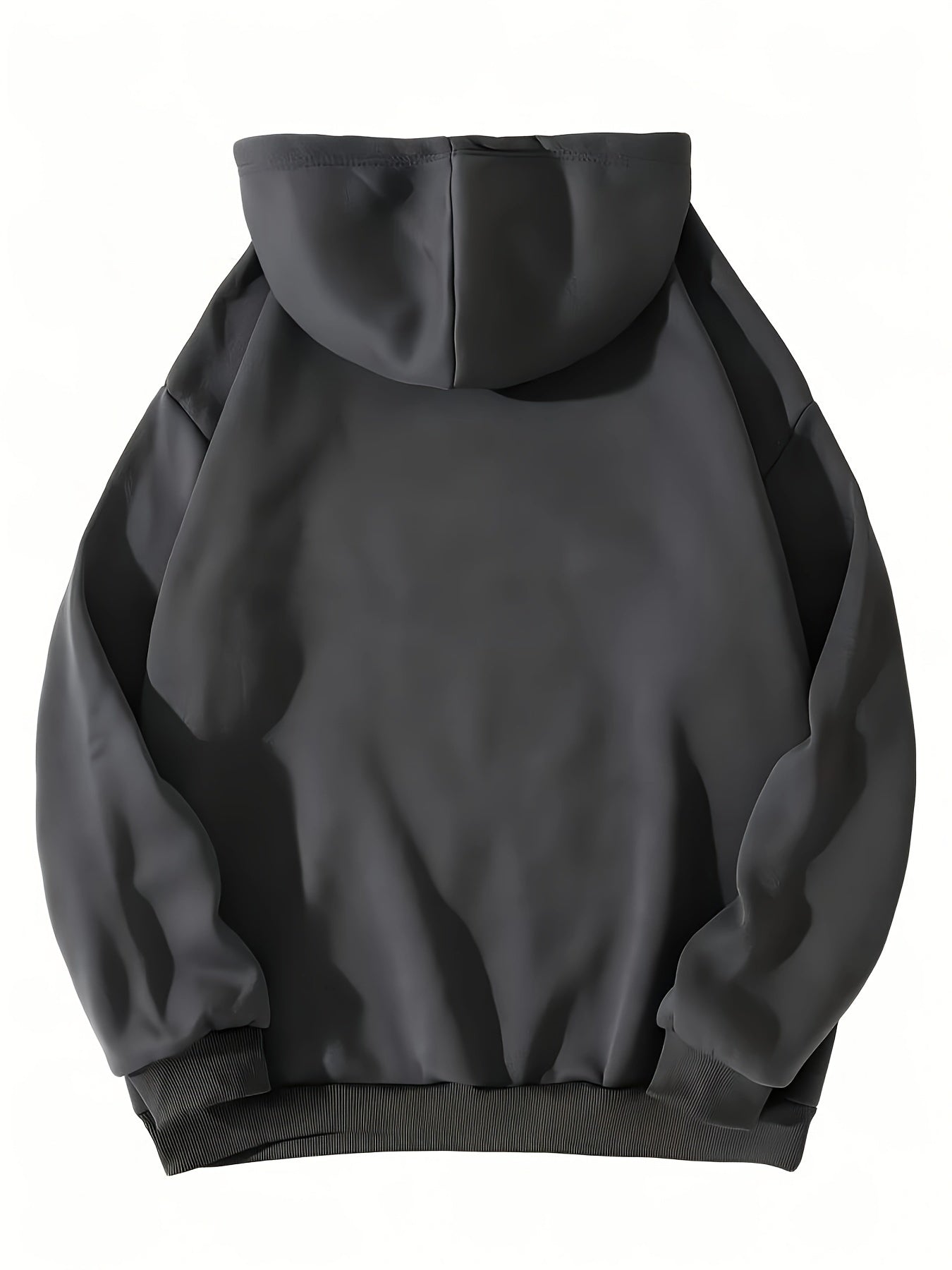 Women's Letter Pattern Kangaroo Pocket Hoodie With Drawstring Hood And Warm Lining, For Fall And Winter