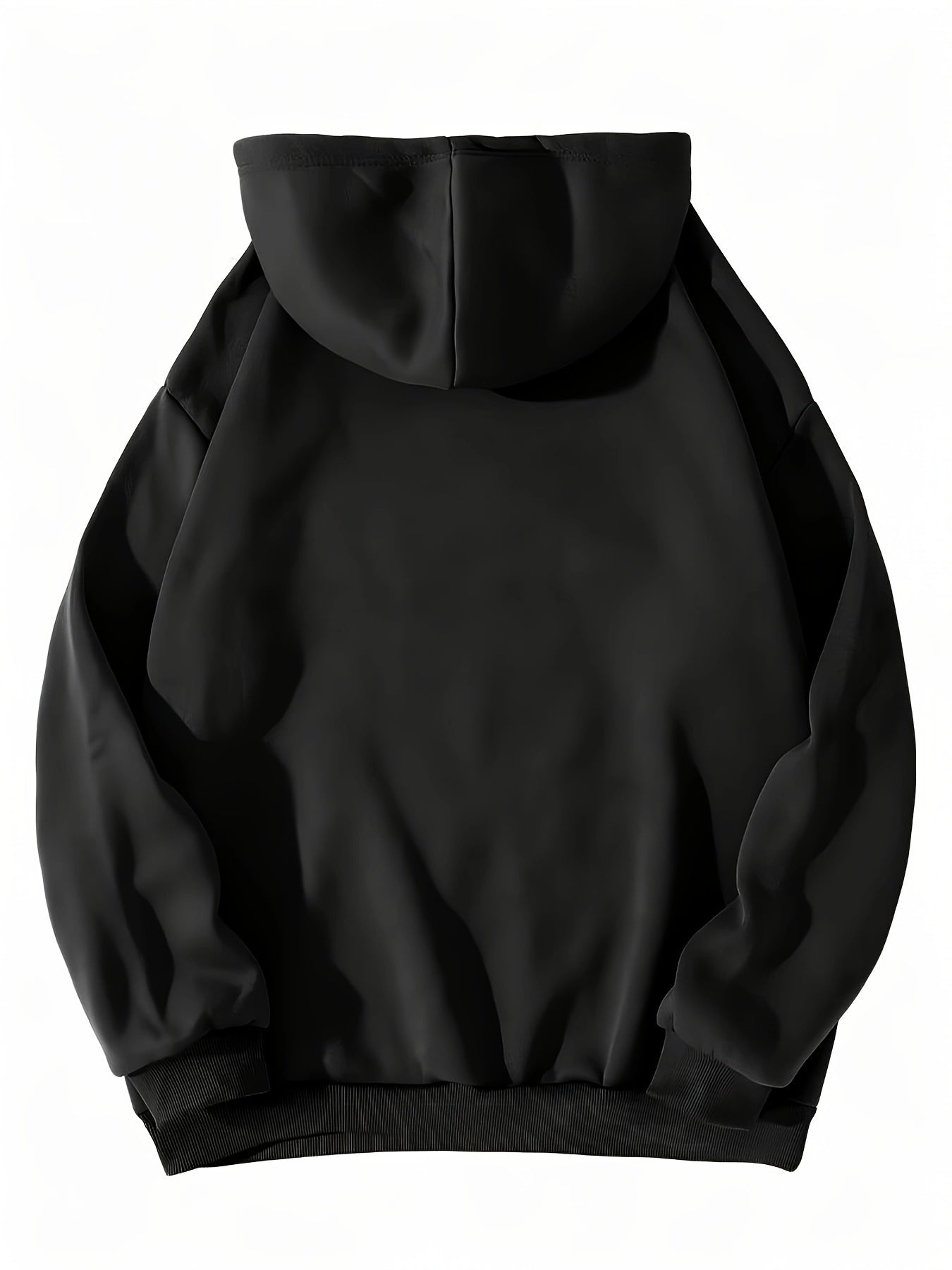 Women's Letter Pattern Kangaroo Pocket Hoodie With Drawstring Hood And Warm Lining, For Fall And Winter